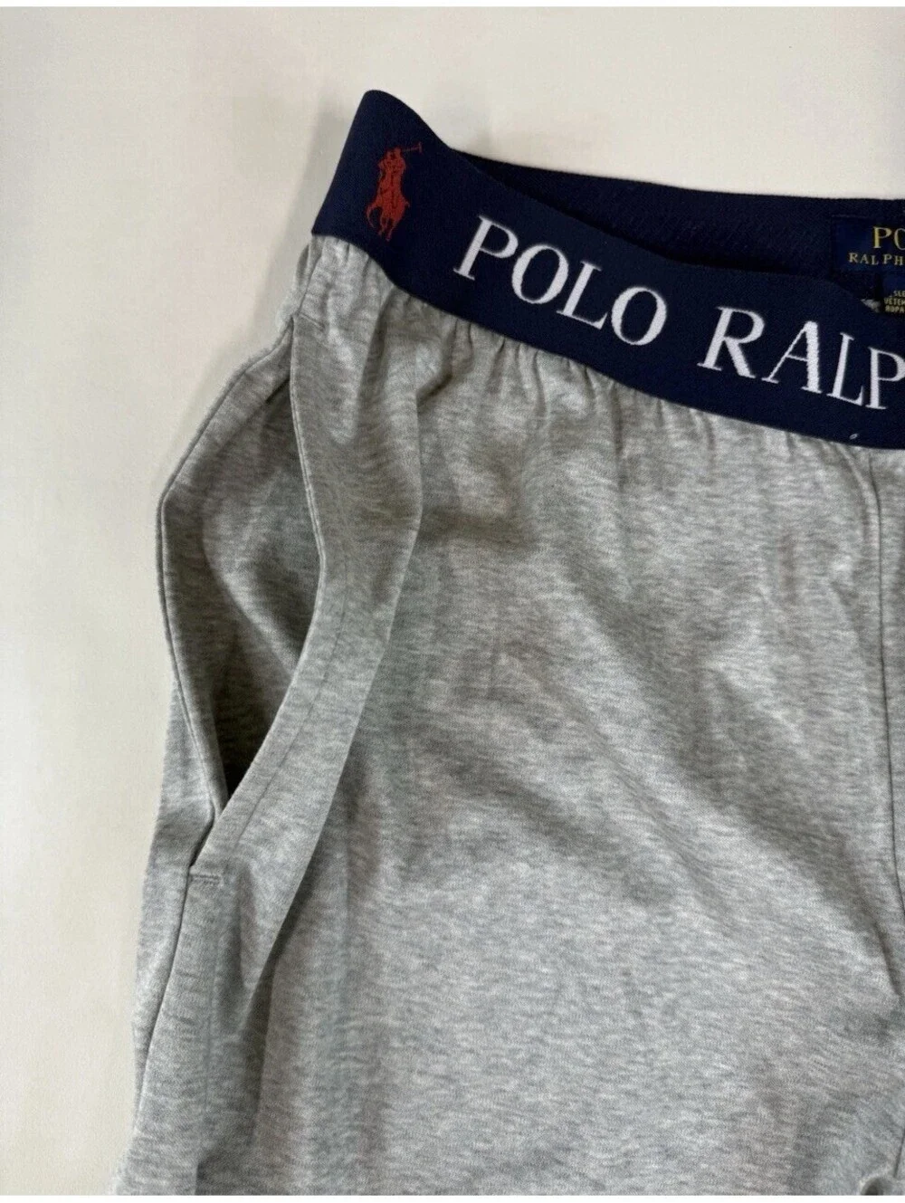 New Polo Ralph Lauren Men's M Mercerized Cotton Logo Waist Pajama/Lounge/Jogger